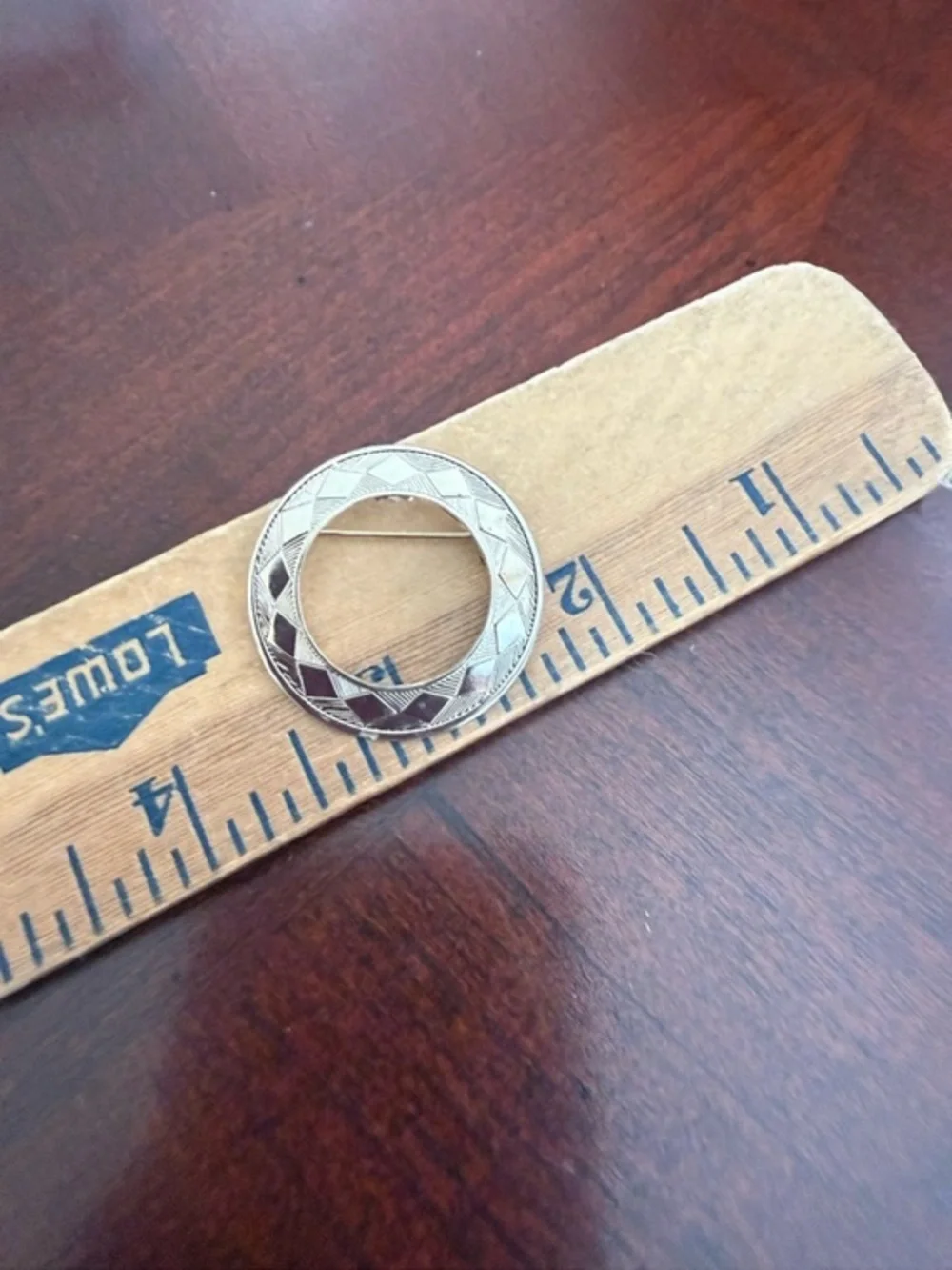 Vintage Circle Brooch